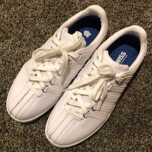 White leather K-Swiss Classics